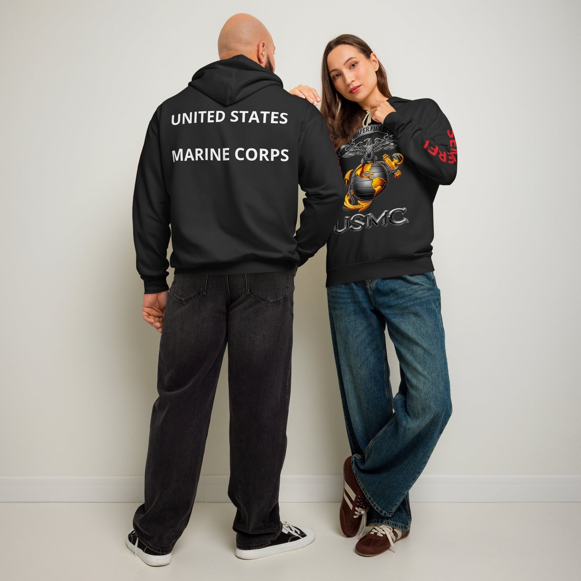 United States Marine Corps Hoodie - 7 Stage Streetwear