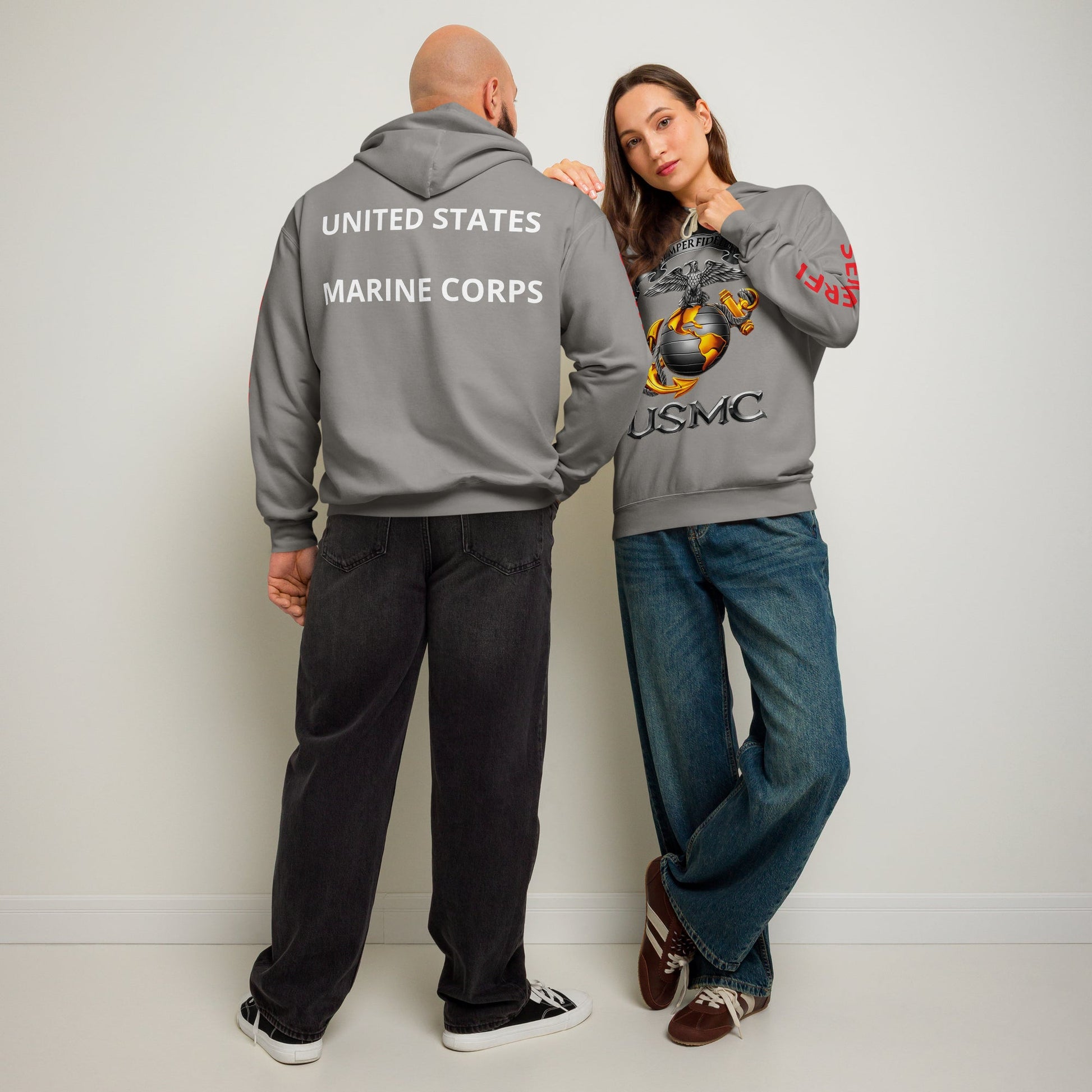 United States Marine Corps Hoodie - 7 Stage Streetwear