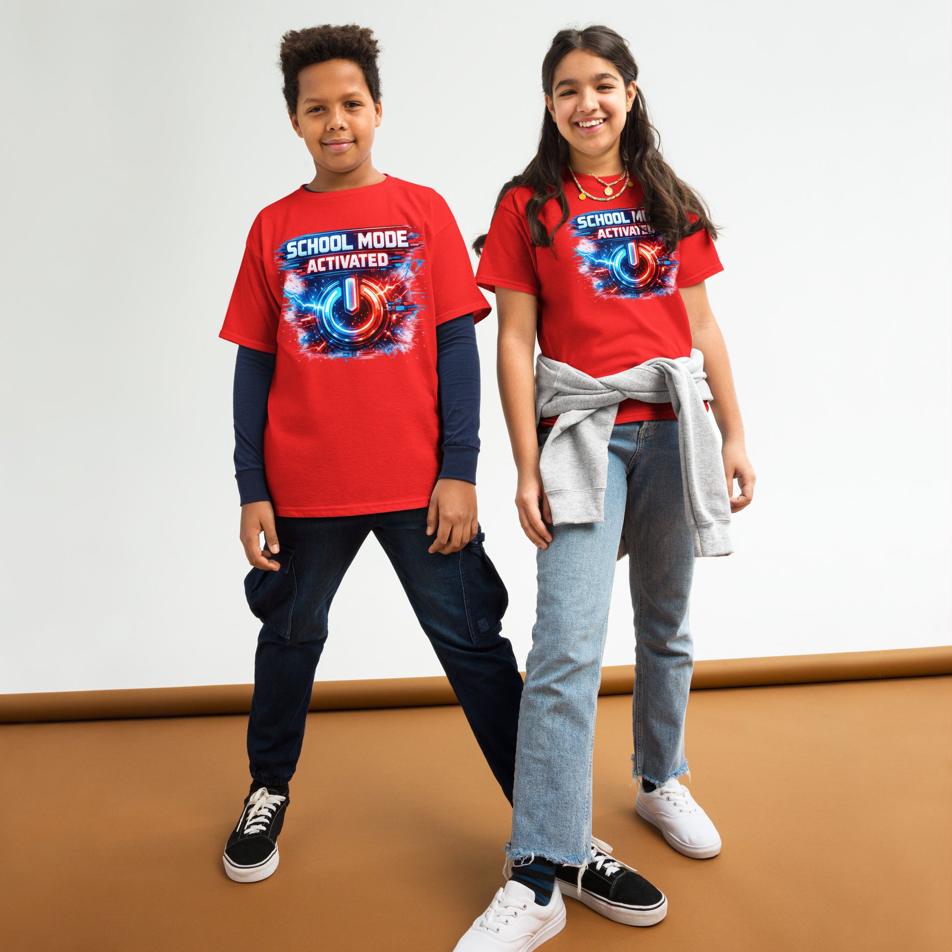 School Mode Activated Kids T-Shirt by 7 Stage Streetwear