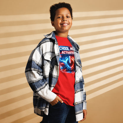 School Mode Activated Kids T-Shirt by 7 Stage Streetwear