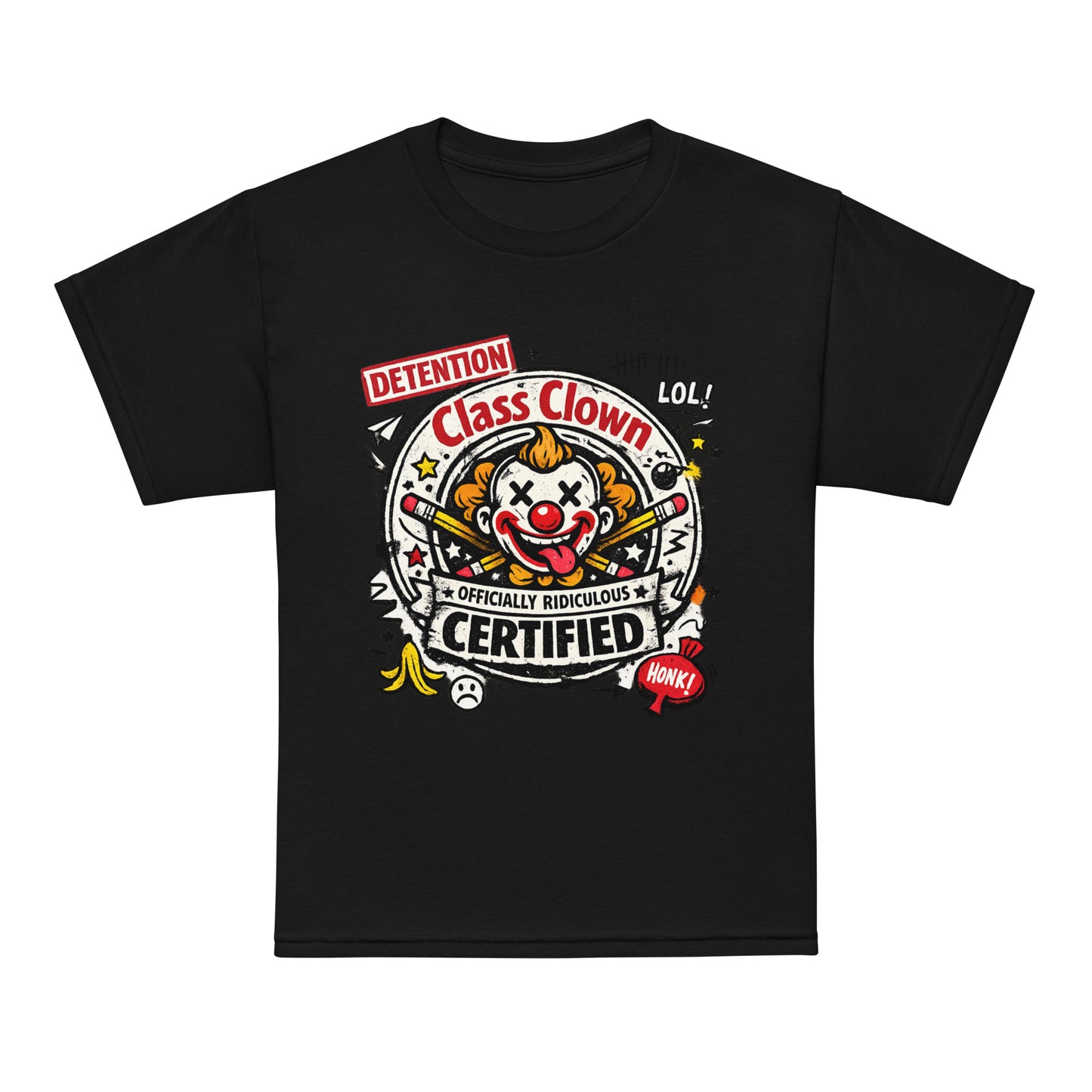 Class Clown Certified Kids T-Shirt by 7 Stage Streetwear