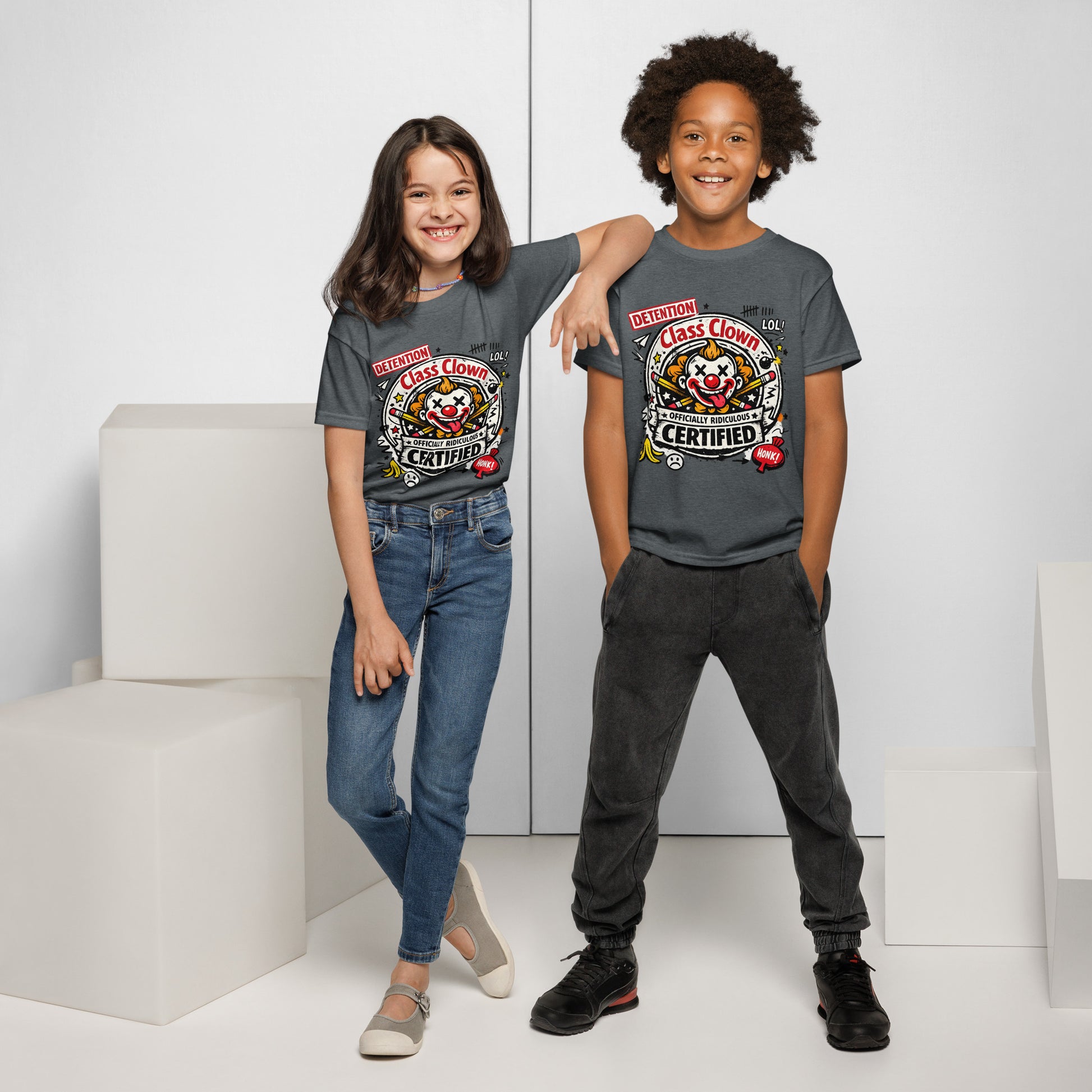 Class Clown Certified Kids T-Shirt by 7 Stage Streetwear