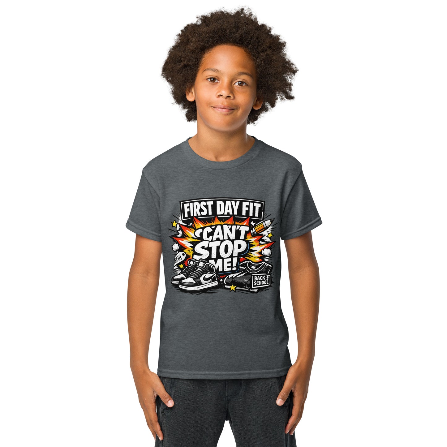 First Day Fit Can’t Stop Me Kids T-Shirt by 7 Stage Streetwear