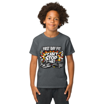 First Day Fit Can’t Stop Me Kids T-Shirt by 7 Stage Streetwear