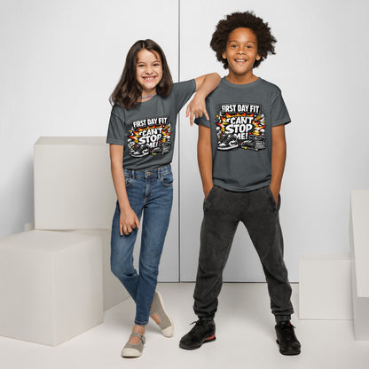 First Day Fit Can’t Stop Me Kids T-Shirt by 7 Stage Streetwear
