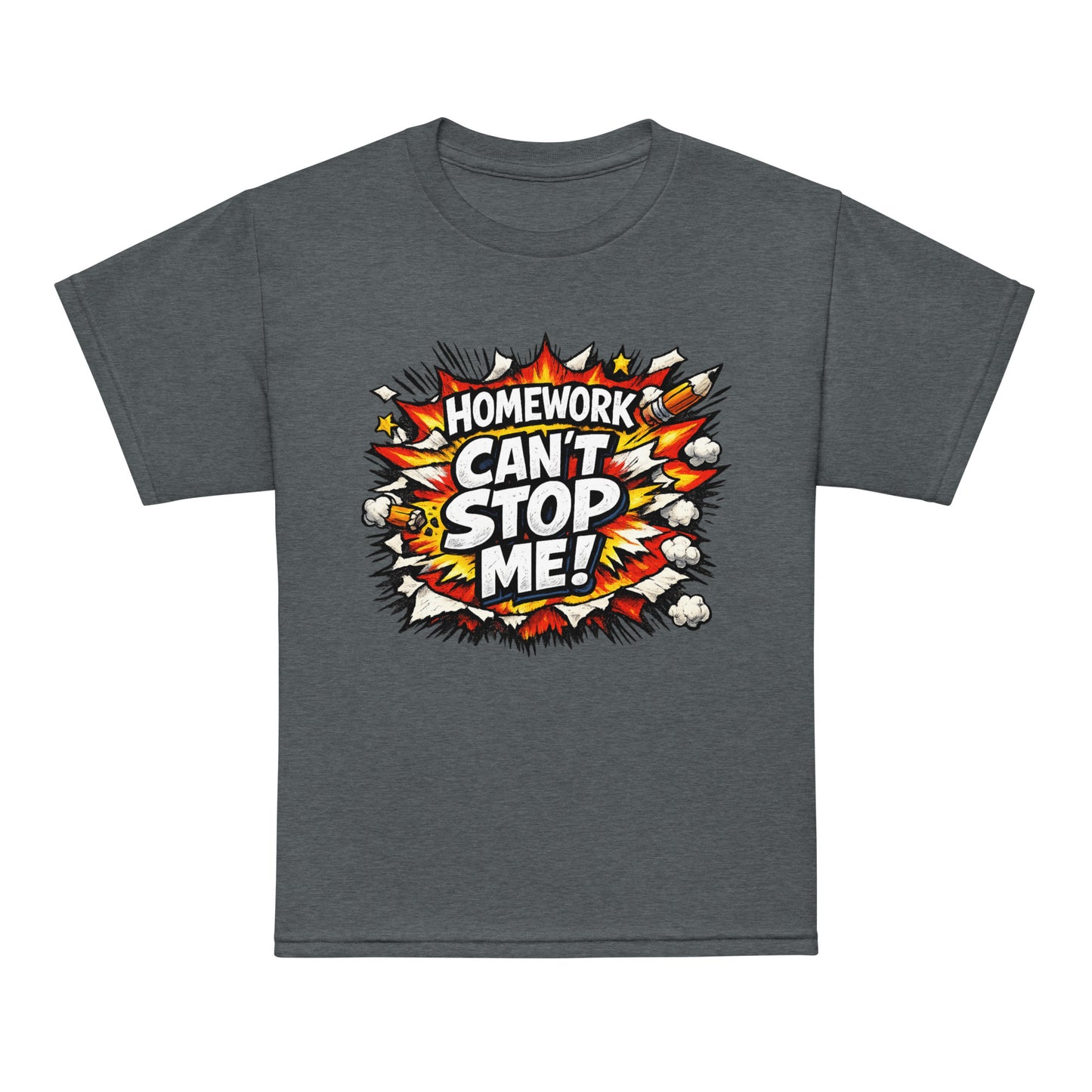 Homework Can’t Stop Me Kids T-Shirt by 7 Stage Streetwear