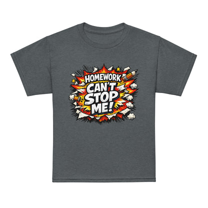 Homework Can’t Stop Me Kids T-Shirt by 7 Stage Streetwear