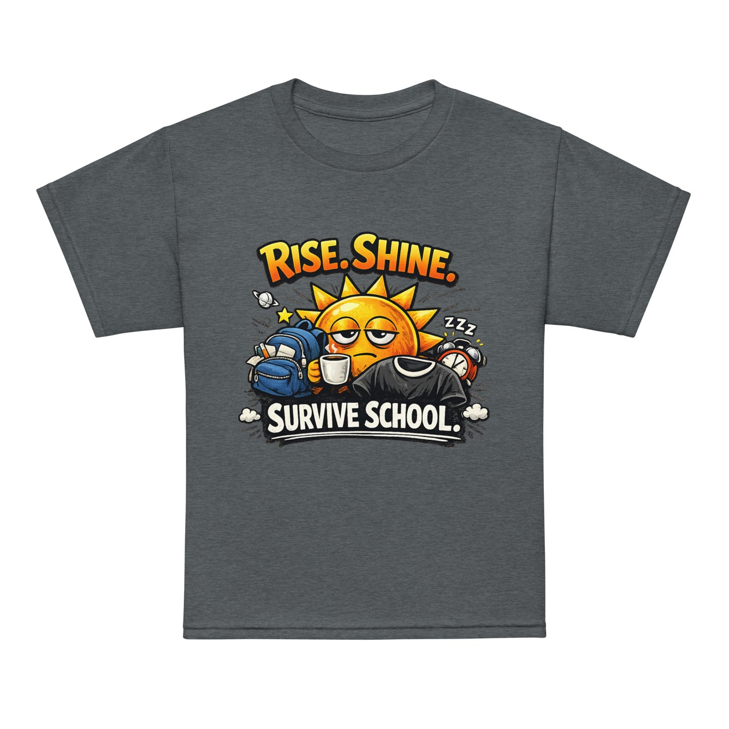 Rise Shine Survive School Kids T-Shirt by 7 Stage Streetwear