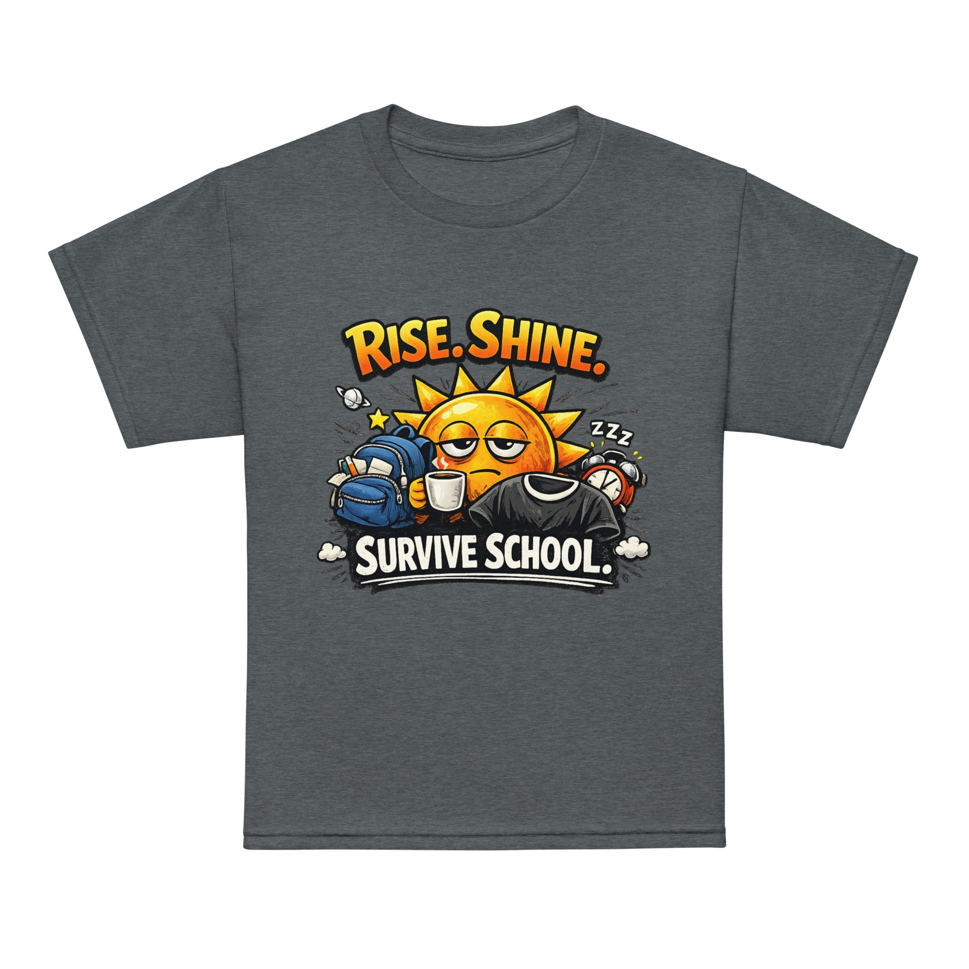 Rise Shine Survive School Kids T-Shirt by 7 Stage Streetwear