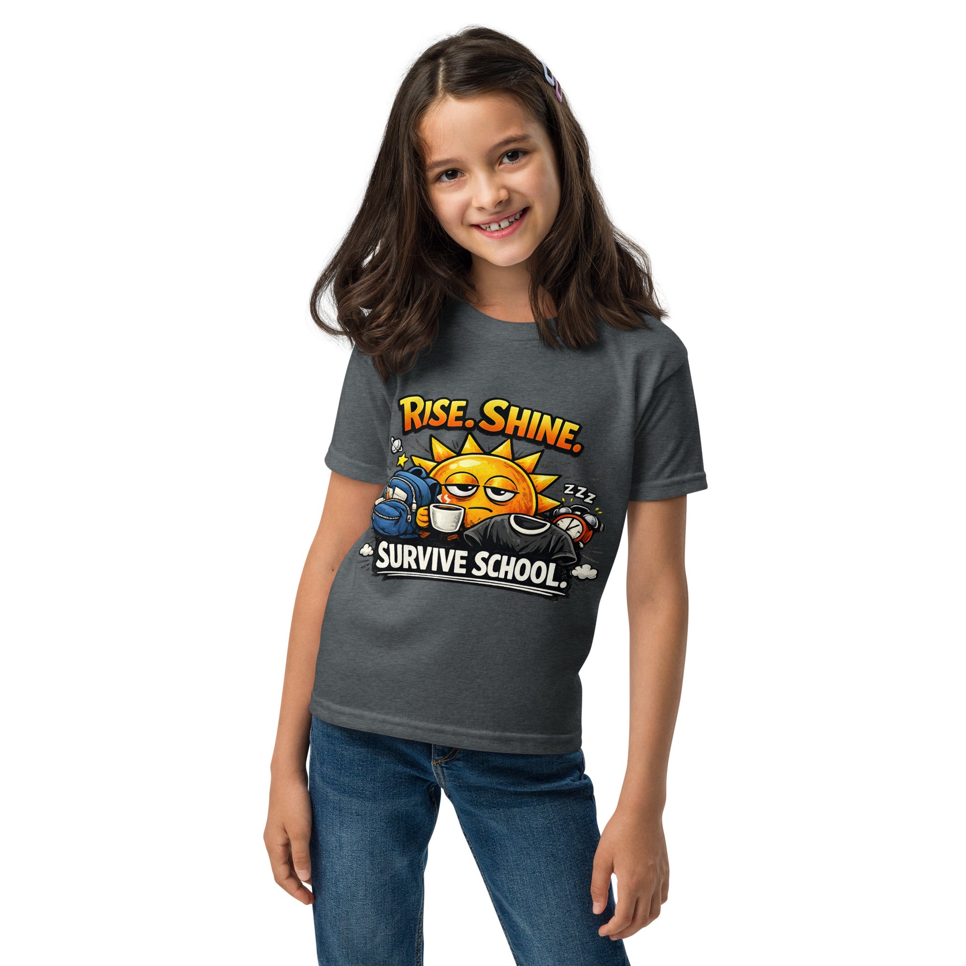 Rise Shine Survive School Kids T-Shirt by 7 Stage Streetwear