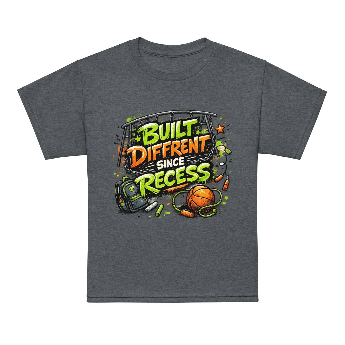 Built Different Since Recess Kids T-Shirt by 7 Stage Streetwear