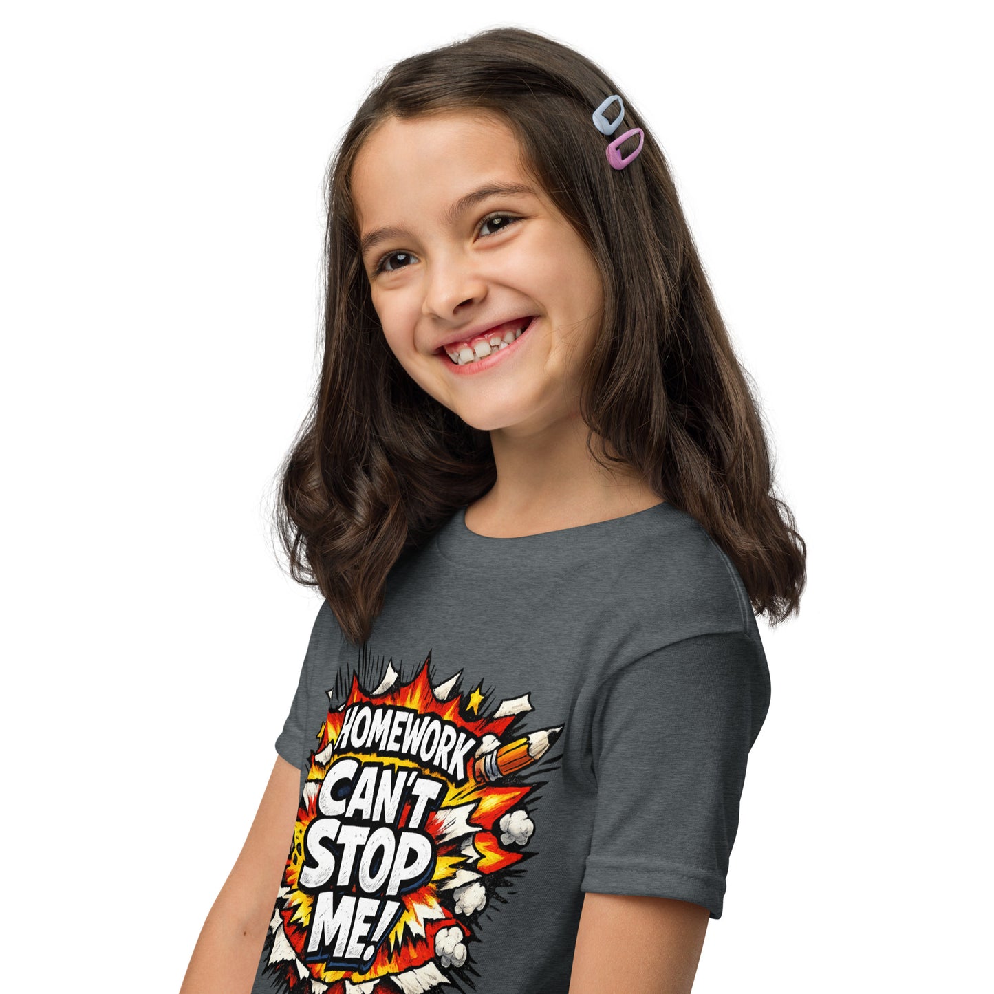 Homework Can’t Stop Me Kids T-Shirt by 7 Stage Streetwear