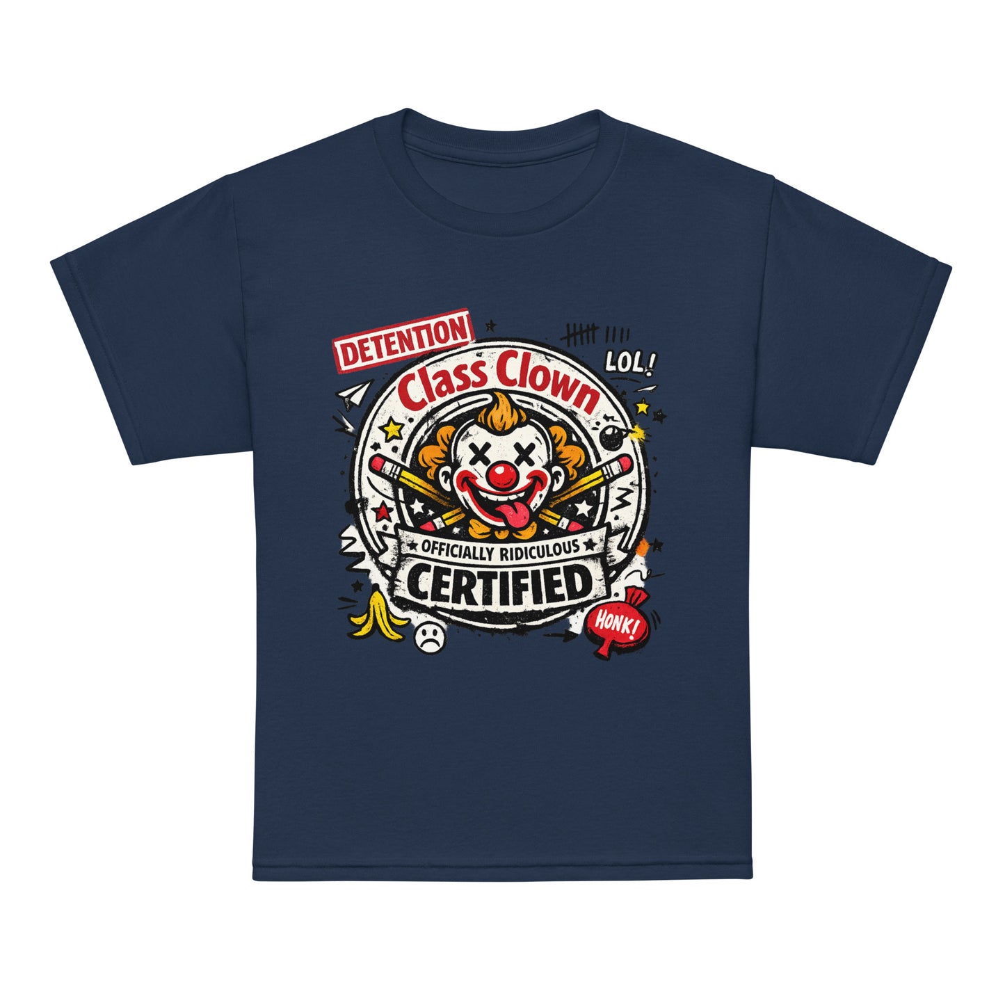 Class Clown Certified Kids T-Shirt by 7 Stage Streetwear
