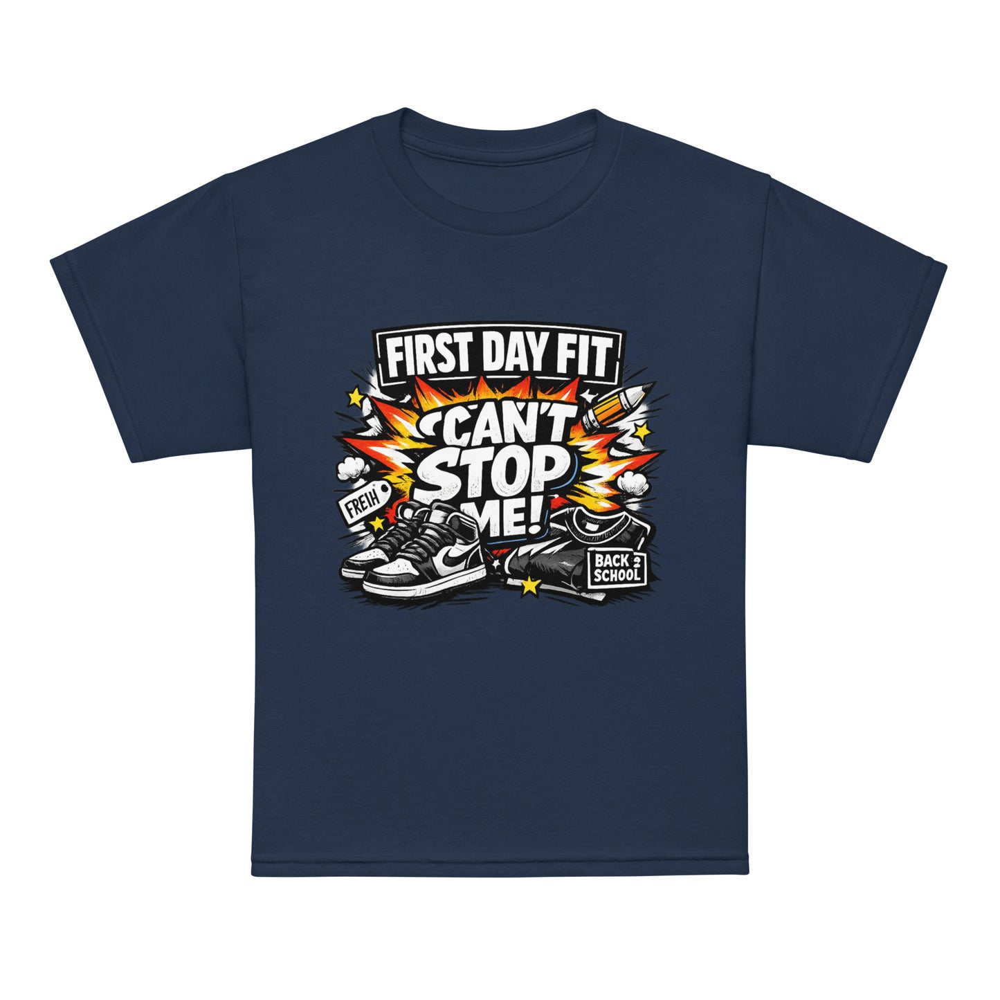 First Day Fit Can’t Stop Me Kids T-Shirt by 7 Stage Streetwear