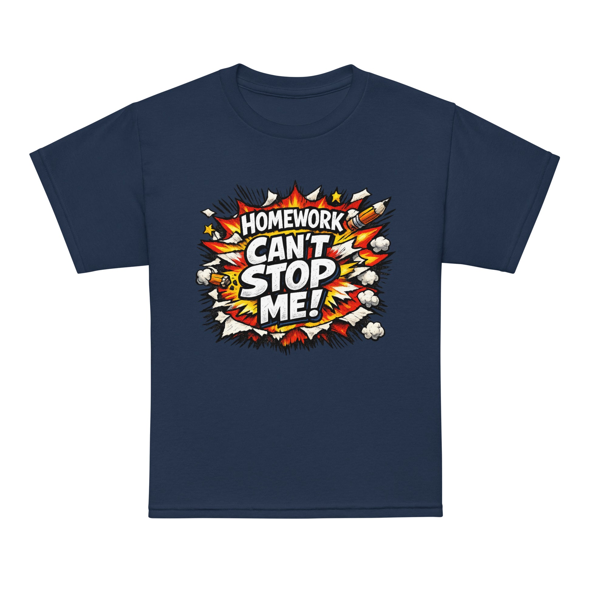 Homework Can’t Stop Me Kids T-Shirt by 7 Stage Streetwear