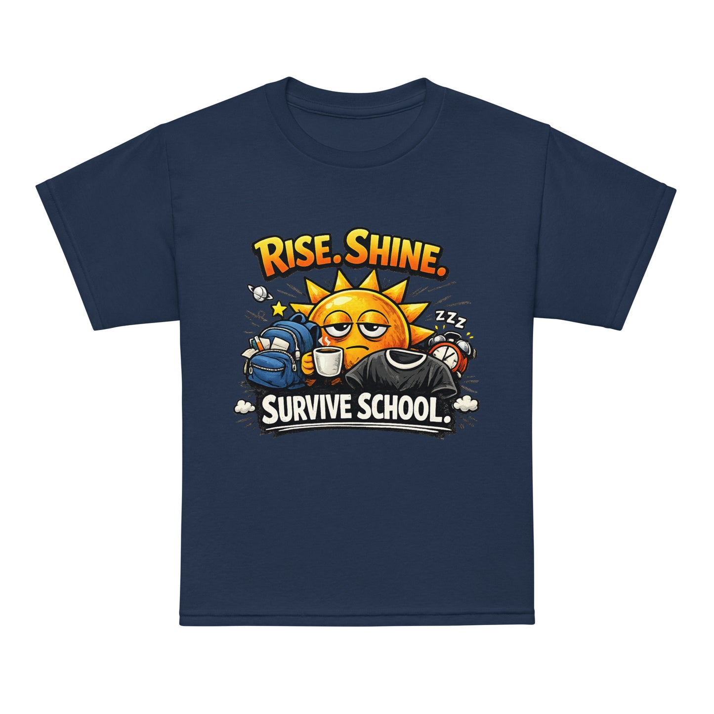 Rise Shine Survive School Kids T-Shirt by 7 Stage Streetwear