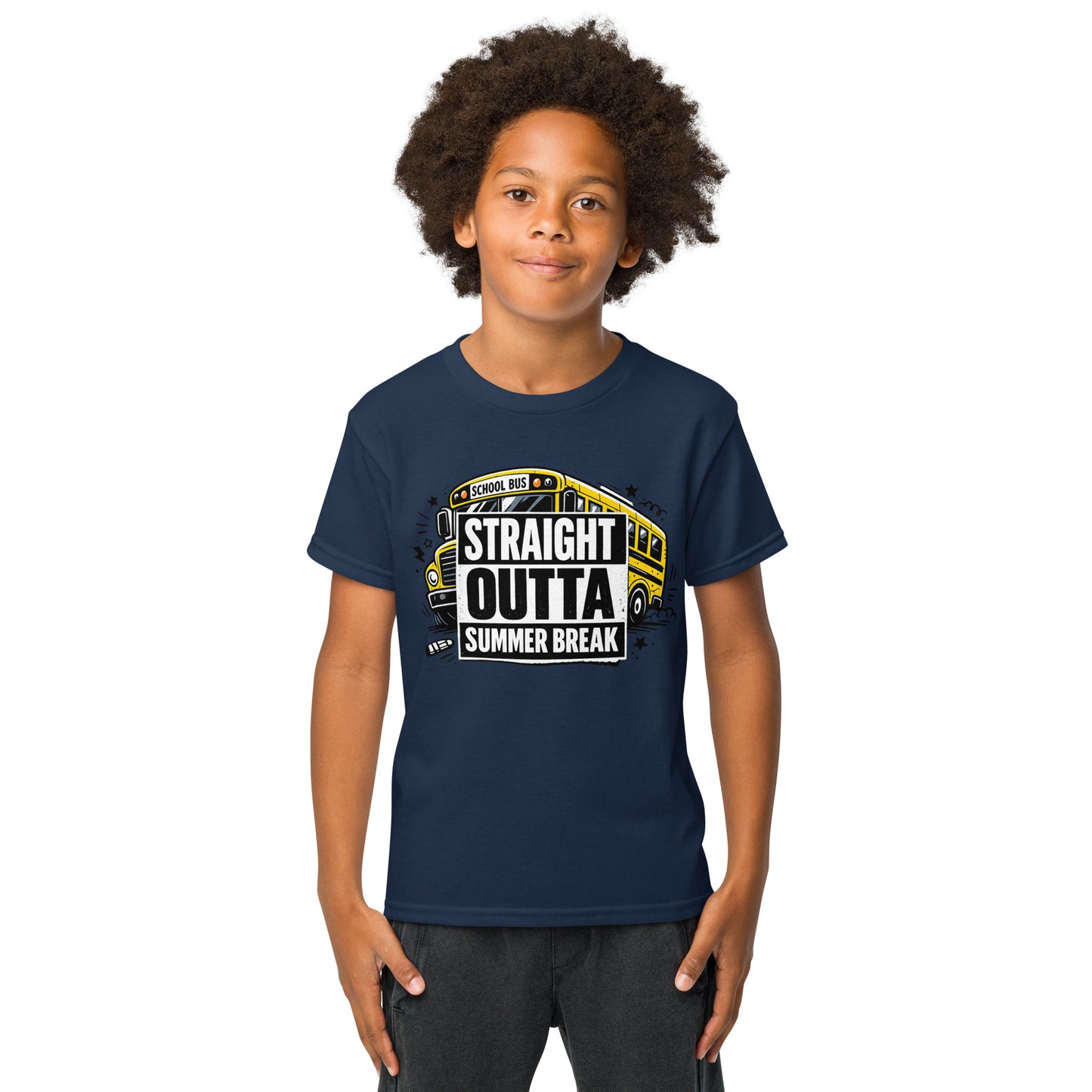 Straight Outta Summer Break Kids T-Shirt by 7 Stage Streetwear