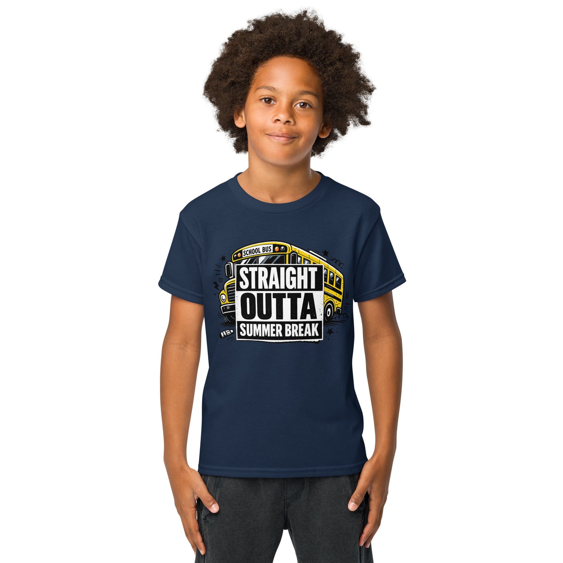 Straight Outta Summer Break Kids T-Shirt by 7 Stage Streetwear