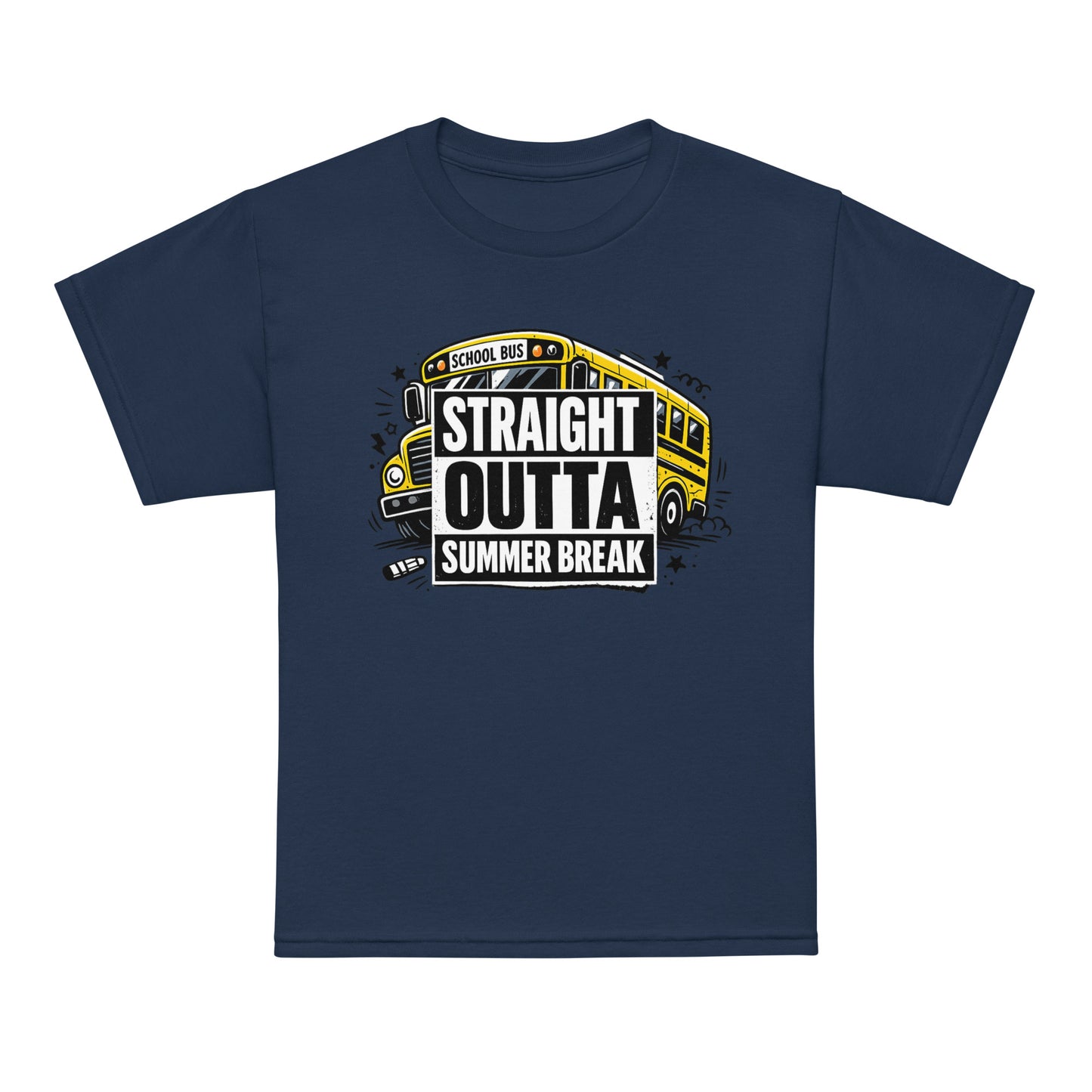 Straight Outta Summer Break Kids T-Shirt by 7 Stage Streetwear