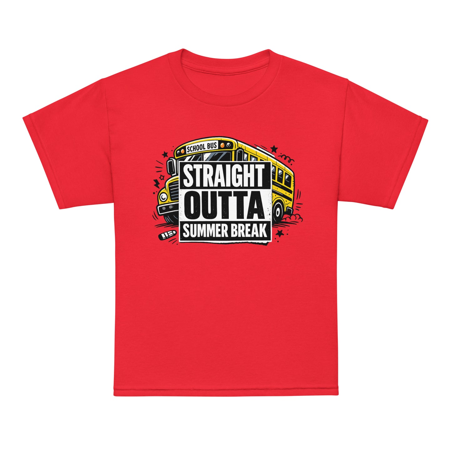 Straight Outta Summer Break Kids T-Shirt by 7 Stage Streetwear