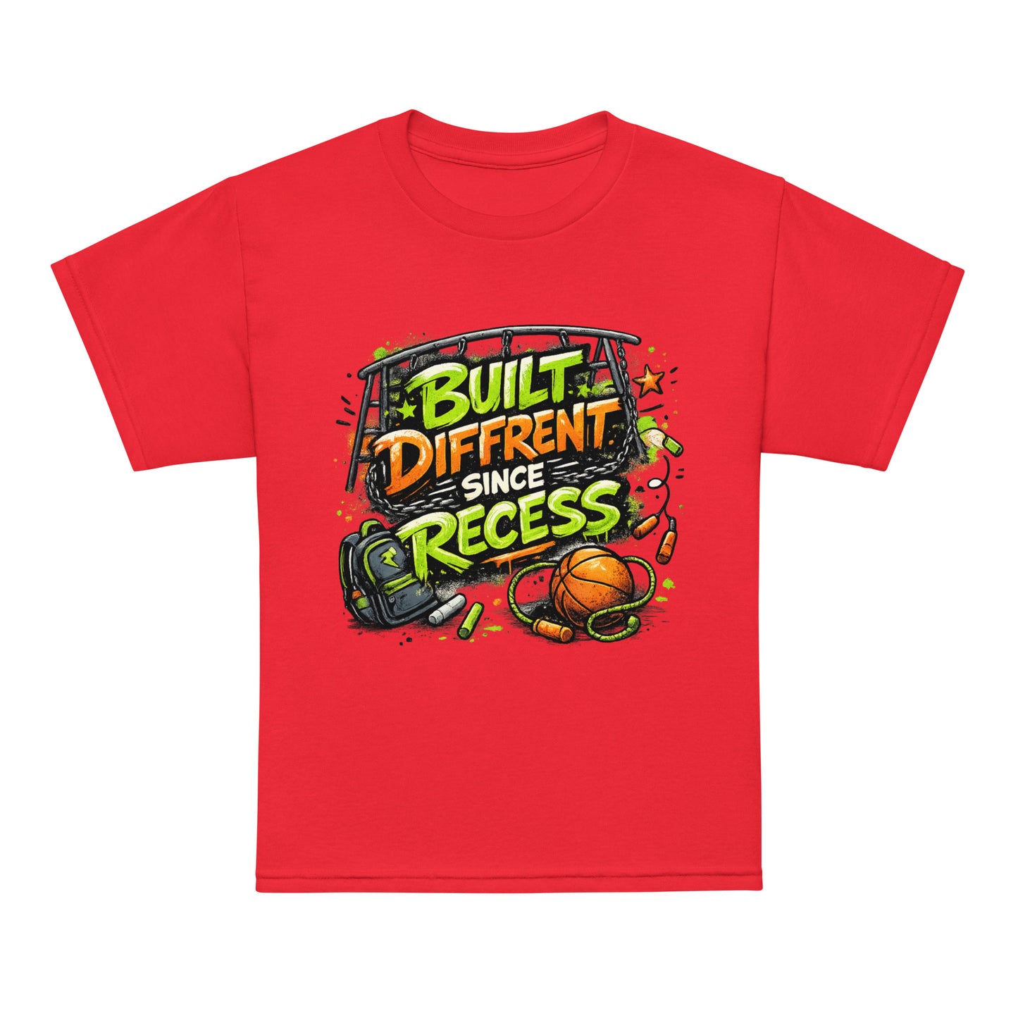 Built Different Since Recess Kids T-Shirt by 7 Stage Streetwear