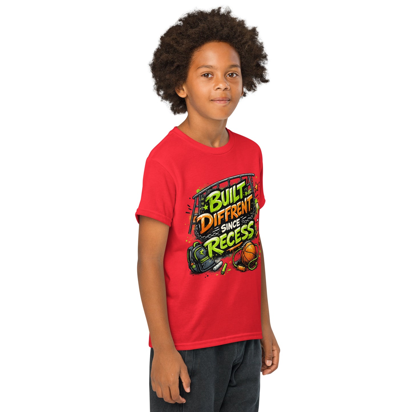 Built Different Since Recess Kids T-Shirt by 7 Stage Streetwear