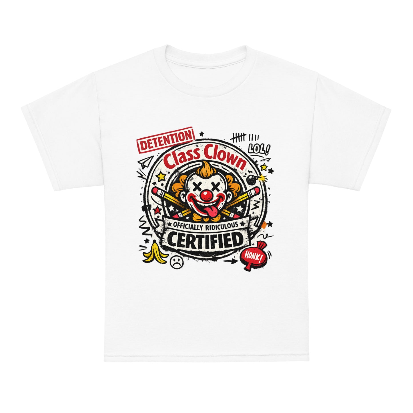Class Clown Certified Kids T-Shirt by 7 Stage Streetwear