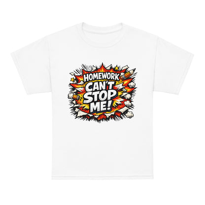 Homework Can’t Stop Me Kids T-Shirt by 7 Stage Streetwear