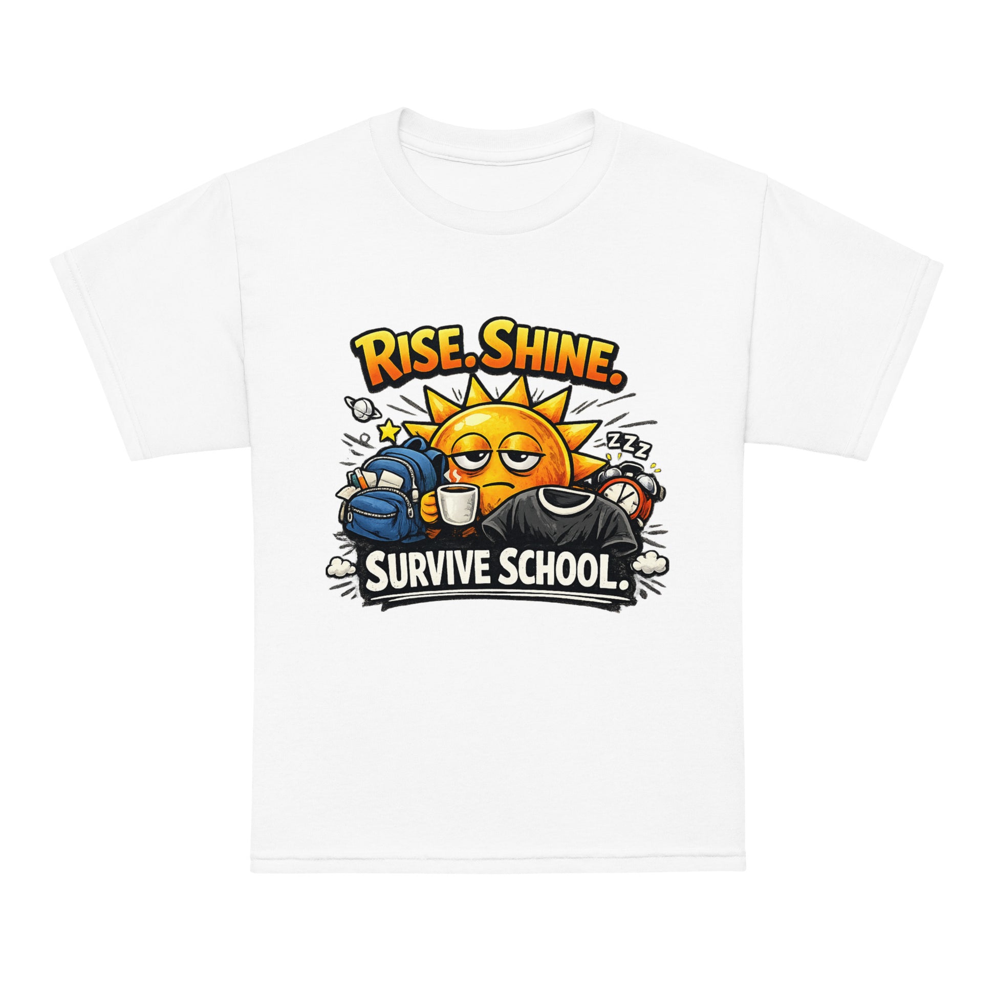 Rise Shine Survive School Kids T-Shirt by 7 Stage Streetwear